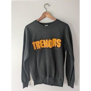 Vintage Thrashed Tremors Sweatshirt 90s sweater, Anvil, Large, Made in USA